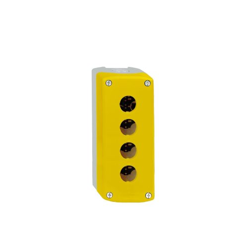 XALK04 Harmony XALK tokozat vészleállítóhoz, sárga, üres, 4 kivágás