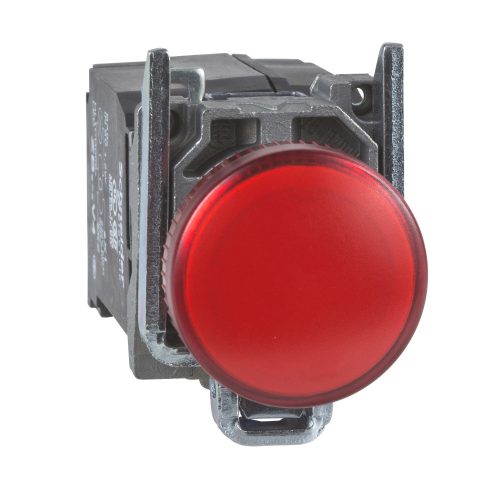 XB4BVM4 Harmony komplett fém LED jelzőlámpa, Ø22, 230VAC, piros
