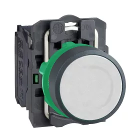   SCHNEIDER XB5AA11 Harmony komplett műanyag nyomógomb, Ø22, visszatérő, 1NO, fehér