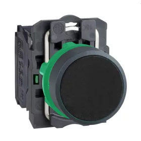   SCHNEIDER XB5AA21 Harmony komplett műanyag nyomógomb, Ø22, visszatérő, 1NO, fekete