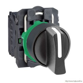   SCHNEIDER XB5AD33 Harmony komplett műanyag választókapcsoló, Ø22, 3 állású, 2NO