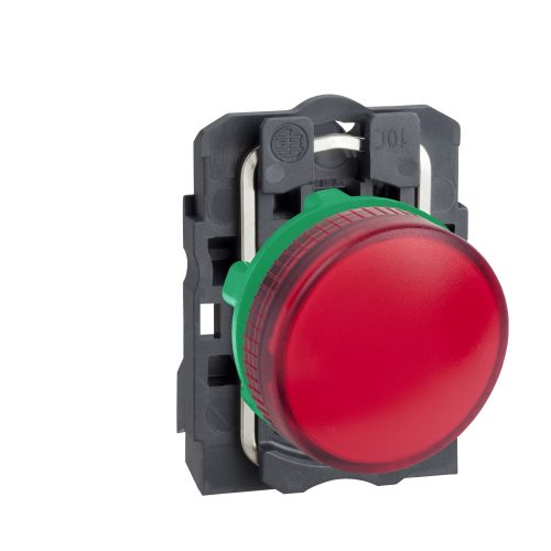 XB5AV64 Harmony komplett műanyag BA9s foglalatos jelzőlámpa, Ø22, 250V, piros