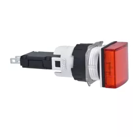   SCHNEIDER XB6CV4BB Harmony XB6 Ø16 komplett jelzőlámpa, szögletes, piros