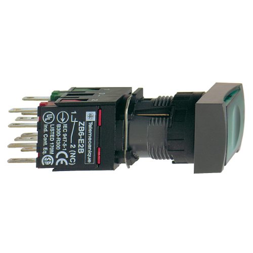 XB6DW3B1B Harmony XB6 Ø16 komplett világító nyomógomb, zöld N/O
