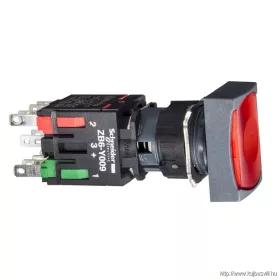   SCHNEIDER XB6DW4B2B Harmony XB6 Ø16 komplett világító nyomógomb piros N/C