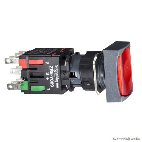 XB6DW4B2B Harmony XB6 Ø16 komplett világító nyomógomb piros N/C