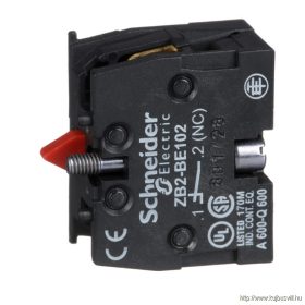   SCHNEIDER ZB2BE102 Szimpla, 1-sebességes , lassú kioldású, N/C