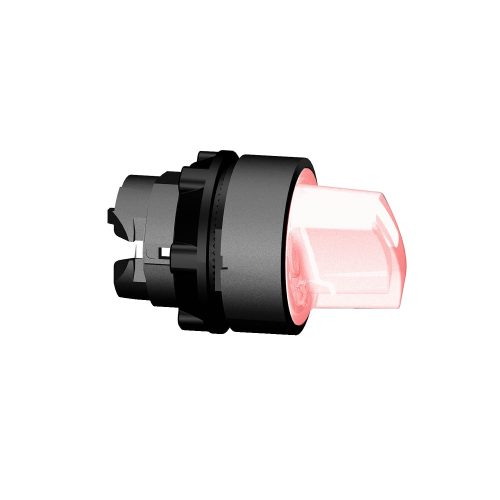 Harmony műanyag világító választókapcsoló fej, Ø22, 2 állású, piros ZB5AK1243