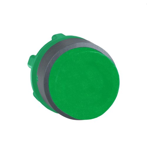 Harmony műanyag nyomógomb fej, Ø22, kiemelkedő, zöld, visszatérő ZB5AL3