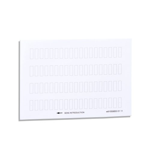 ZBY4100 Harmony felirati címke, 8x27 mm, 30x40 mm címketartóhoz, felirat nélkül, 76db