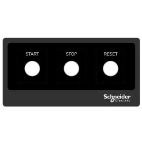   SCHNEIDER ZBYLEG201001 Harmony kezelőpanel maszk, 200x100mm, sablon