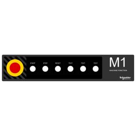   SCHNEIDER ZBYLEG501001 Harmony kezelőpanel maszk, 500x100mm, sablon