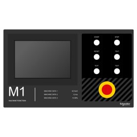   SCHNEIDER ZBYLEG503001 Harmony kezelőpanel maszk, 500x300mm, sablon