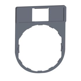   SCHNEIDER ZBZ32C0 Harmony címketartó 30x40 mm, Ø22 készülékekhez, 8x27 mm felirati címke nélkül, szürke perem