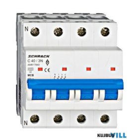 SCHRACK AM617840 Kismegszakító C40/3+N 6kA