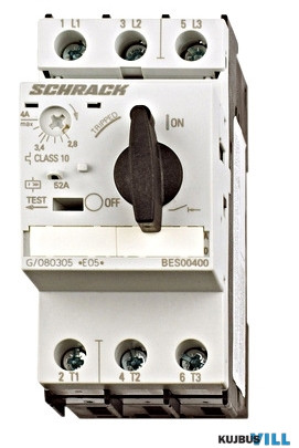 SCHRACK BES02500 Motorvédőkapcsoló 25A S0 nagyság 3p KIFUTÓ