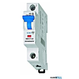 SCHRACK BM418120 Kismegszakító B20/1 4,5 kA