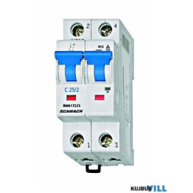 SCHRACK BM617263 Kismegszakító C 63A 2P 6kA