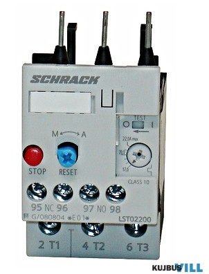 SCHRACK LST02200 Motorv.relé 17,00 - 22,00A BGR0