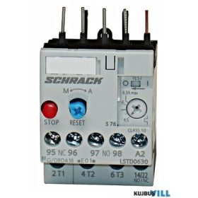 SCHRACK LSTD0630 Motorv.relé 4,50 - 6,30A BGR00