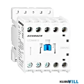   SCHRACK LZDM0613 Mágneskapcsoló 3p, CUBICO Mini, 2,2kW, 6A, 1ny, 230VAc