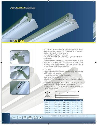 STSM-258 lámpatest ernyővel KIFUTÓ
