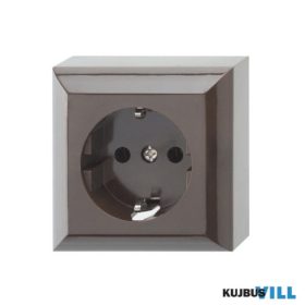   0510056777 földelt aljzat, beltéri, Business Line IP20, barna