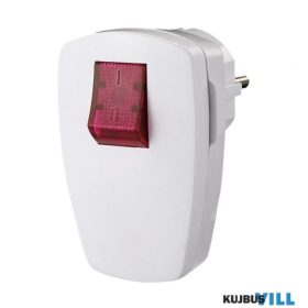 0795S Földelt dugvilla vil.kapcsolóval