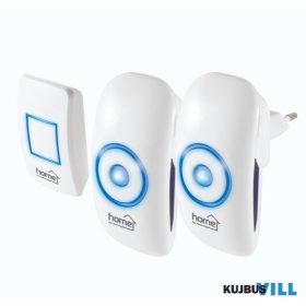 DBS 1501AC Vez.n. csengő szett,  2db csengő, 230 V~, 150m