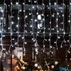 DLFJ 200/WH LED-es sorolható jégcsap fényfüggöny, 5 m, IP44