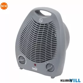   FK1M ventilátoros fűtőtest, max. 2000 W, 2 fokozat, 3 funkció, termosztát, szürke színű