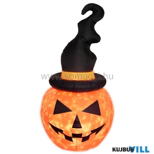 KD 180 T Felfújható halloween tök, 180cm, belső LED projektorral
