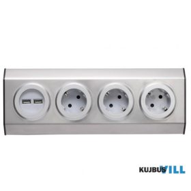 KNV 03/USB 3-as konyhai elosztó, 2xUSB, vezeték nélkül