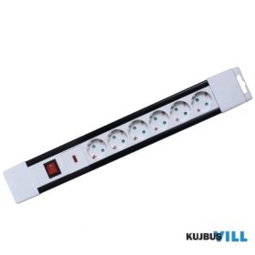 NVP 06K/WH Túlfeszültség védett elosztó, 6 aljzat