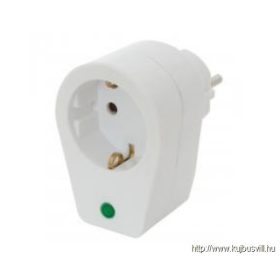 NVT 1/WH Túlfeszültség védett hálózati aljzat