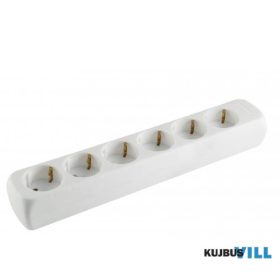 NV 06 szerelhető, 6-os földelt elosztó