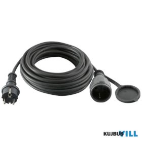 NV 7-30/GY Hosszabbító gumikábel, H07RN-F, fekete, 30m