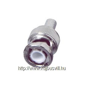 S 29-6C BNC dugó, krimp, 75 Ohm KIFUTÓ