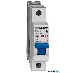   SCHRACK AM617102 Kismegszakító AMPARO 6kA, C 2A, 1 pólusú