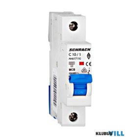   SCHRACK AM617110 Kismegszakító AMPARO 6kA, C 10A, 1 pólusú