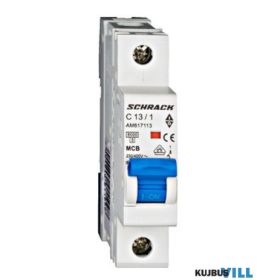   SCHRACK AM617113 Kismegszakító AMPARO 6kA, C 13A, 1 pólusú
