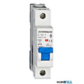   SCHRACK AM617116 Kismegszakító AMPARO 6kA, C 16A, 1 pólusú