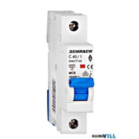   SCHRACK AM617140 Kismegszakító AMPARO 6kA, C 40A, 1 pólusú