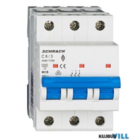   SCHRACK AM617306 Kismegszakító AMPARO 6kA, C 6A, 3 pólusú