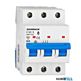   SCHRACK AM617332 Kismegszakító AMPARO 6kA, C 32A, 3 pólusú