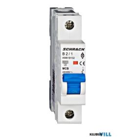   SCHRACK AM618102 Kismegszakító AMPARO 6kA, B 2A, 1 pólusú