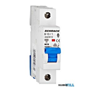   SCHRACK AM618113 Kismegszakító AMPARO 6kA, B 13A, 1 pólusú