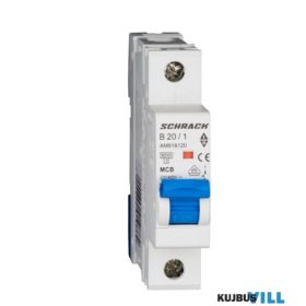   SCHRACK AM618120 Kismegszakító AMPARO 6kA, B 20A, 1 pólusú