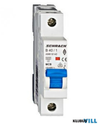 SCHRACK AM618140 Kismegszakító AMPARO 6kA, B 40A, 1 pólusú