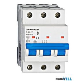   SCHRACK AM618320 Kismegszakító AMPARO 6kA, B 20A, 3 pólusú